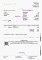 E-Rechnung (XML Rechnung) Preis-Stück, Druckvorlage...