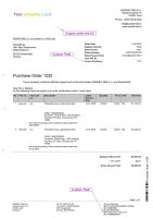 Lieferantenbestellung Druckvorlage (Preis pro 100 Stück) in Deutsch und Englisch - JTL WAWI ab 2.0.0
